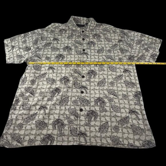 Cactus Black Label Men’s XXL Hawaiian Style Button Up Short Sleeve Shirt - Picture 7 of 16